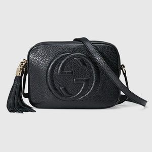 Gucci Soho Disco Crossbody Bag (Black)